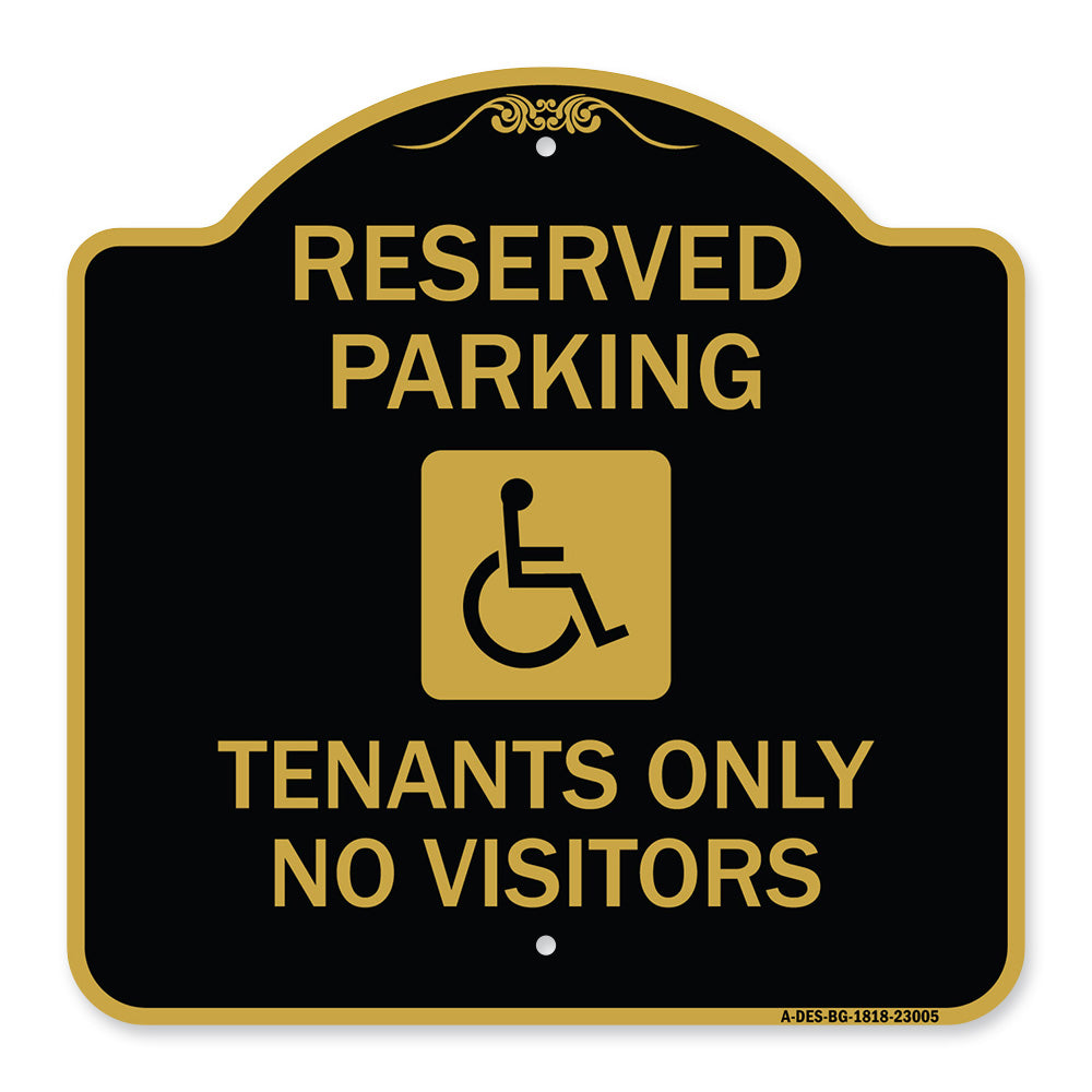 Reserved Parking Tenants Only No Visitors (With Graphic)