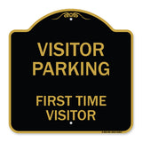Reserved Parking Sign Visitor Parking First Time Visitor