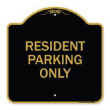 Reserved Parking Sign Resident Parking Only