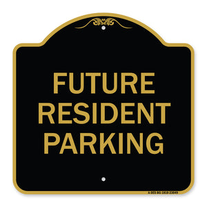 Reserved Parking Sign Future Resident Parking