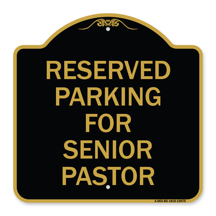 Reserved Parking for Senior Pastor