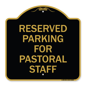 Reserved Parking for Pastoral Staff