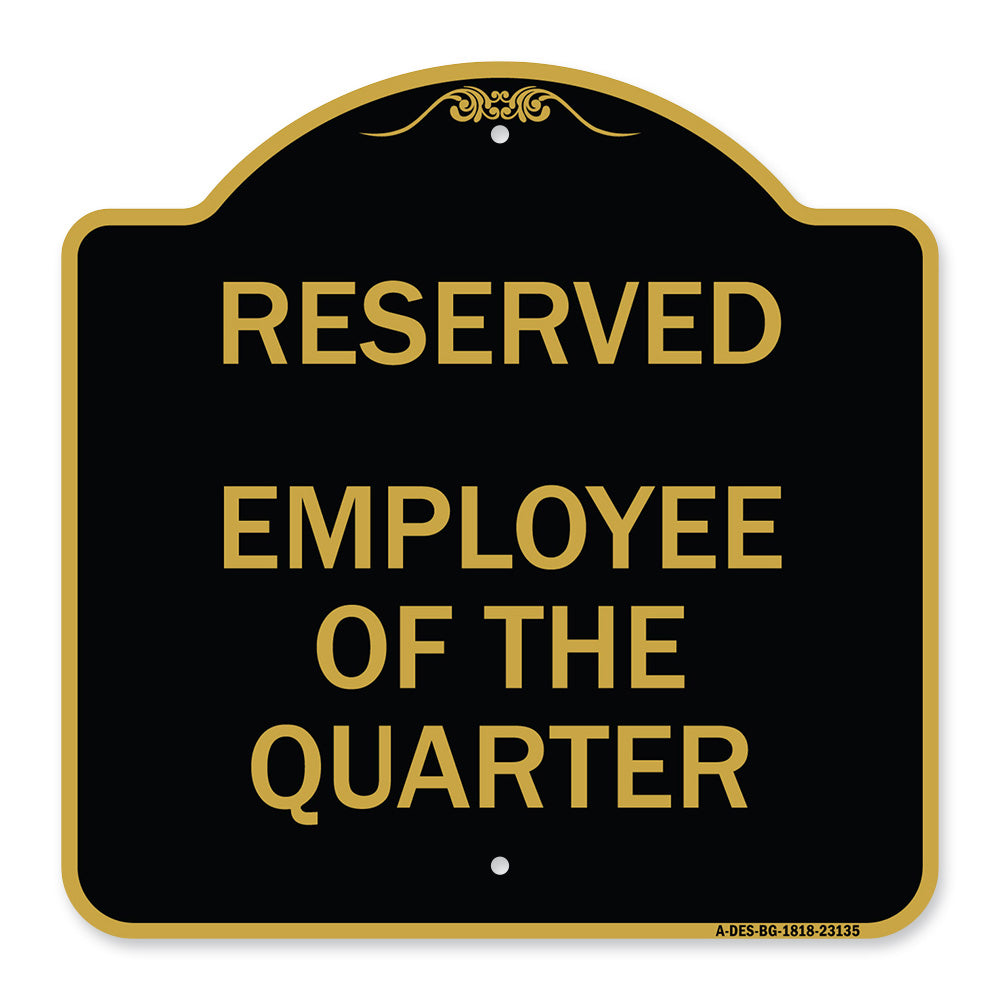 Reserved Parking Employee of the Quarter