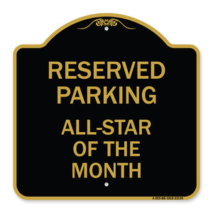 Reserved Parking All - Star of the Month