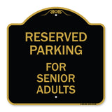 Reserved Parking - for Senior Adults
