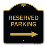 Reserved Parking (Right Arrow)