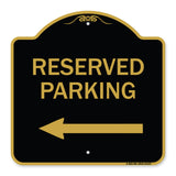 Reserved Parking (Left Arrow)
