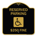 Reserved Parking $250 Fine (With Graphic)
