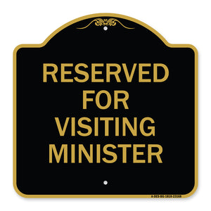 Reserved for Visiting Ministers