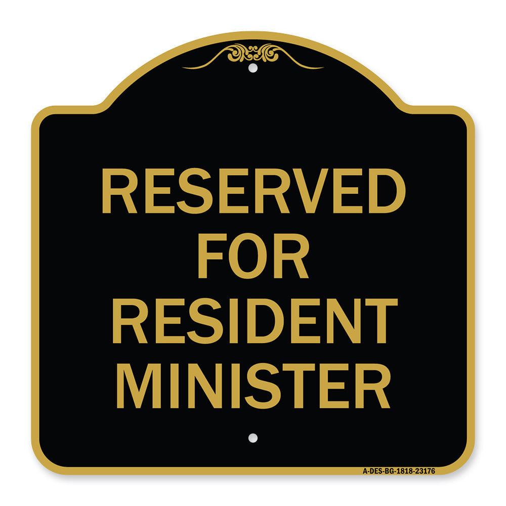 Reserved for Resident Minister