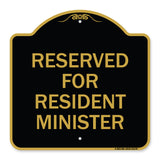 Reserved for Resident Minister