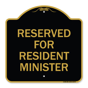 Reserved for Resident Minister