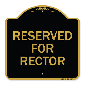 Reserved for Rector