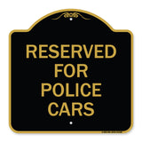 Reserved for Police Cars