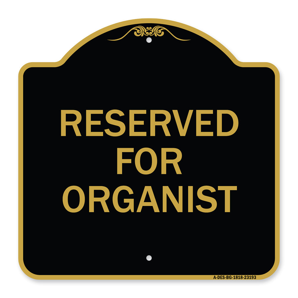 Reserved for Organist