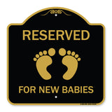Reserved for New Babies with Symbol