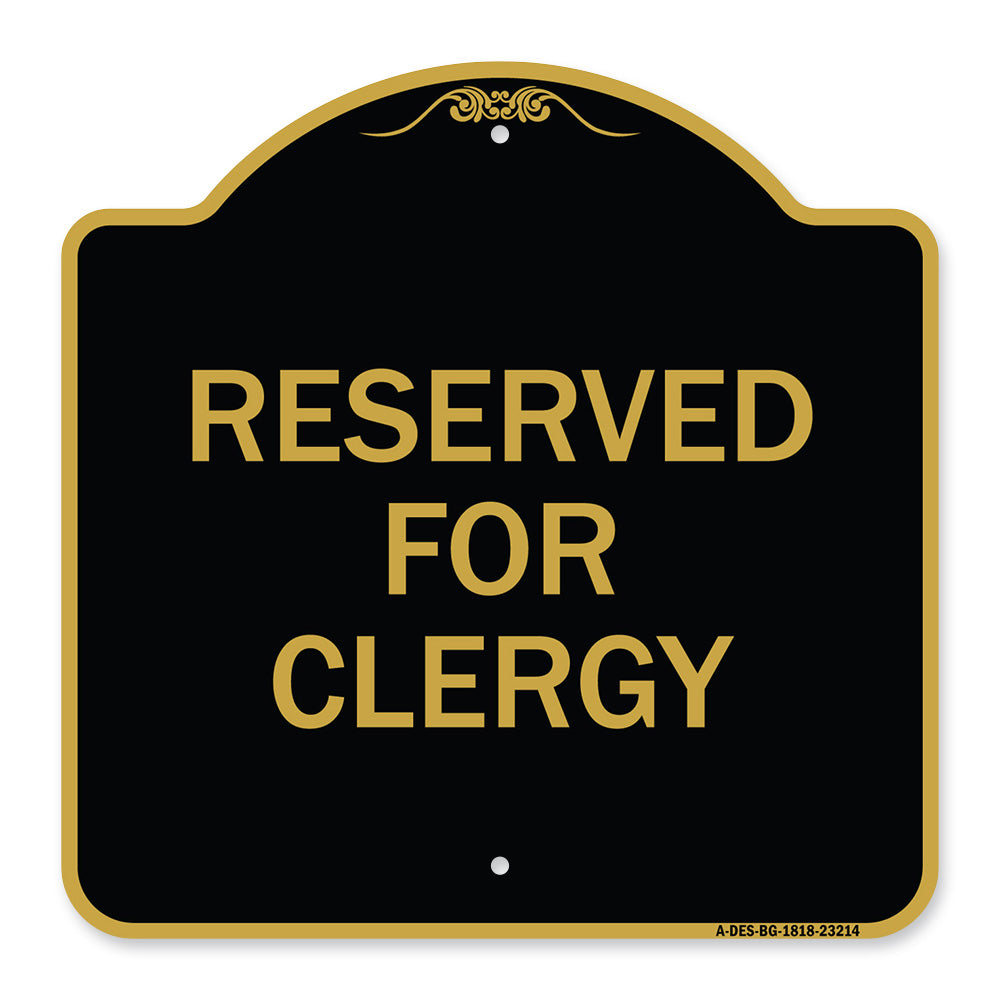 Reserved for Clergy