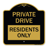 Private Drive Sign Private Drive - Residents Only
