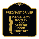 Pregnant Driver - Please Leave Room So I Can Open the Door Properly (With Graphic)