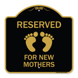 Pink Reserved Parking for New Mothers