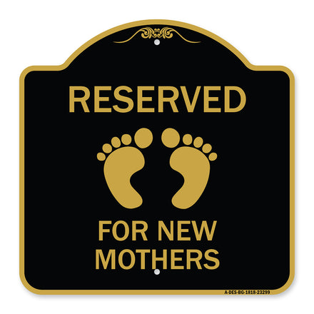 Pink Reserved Parking for New Mothers