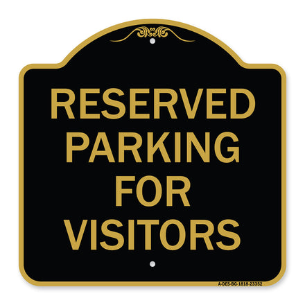 Parking Space Reserved Sign Parking Reserved for Visitors