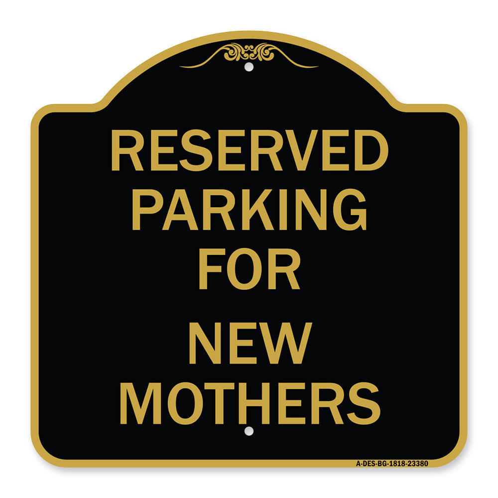 Parking Reserved for New Mothers