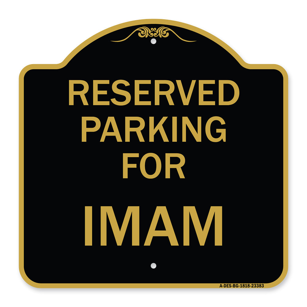 Parking Reserved for Imam