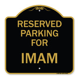 Parking Reserved for Imam