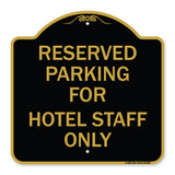 Parking Reserved for Hotel Staff Only