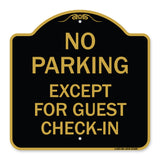 Parking Reserved for Guests Only