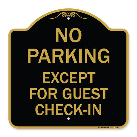 Parking Reserved for Guests Only