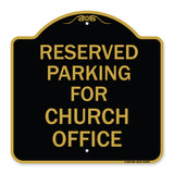 Parking Reserved for Church Office