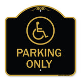 Parking Only (With New Access Symbol)