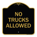 Parking Lot Sign No Trucks Allowed