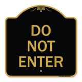 Parking Lot Sign Do Not Enter