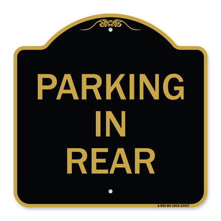 Parking in Rear