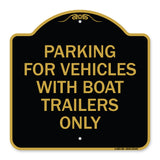 Parking for Vehicles with Boat Trailers Only