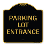 Parking Entrance Sign Parking Lot Entrance