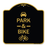 Park & Ride (With Bicycle Graphic