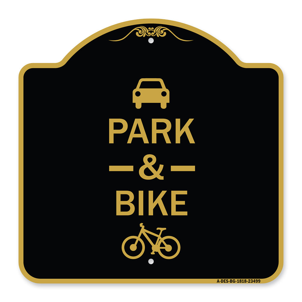 Park & Ride (With Bicycle Graphic