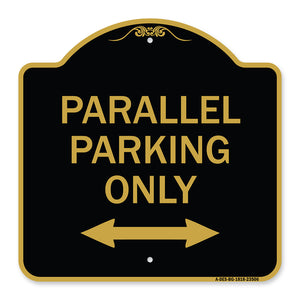 Parallel Parking Only with Bidirectional Arrow