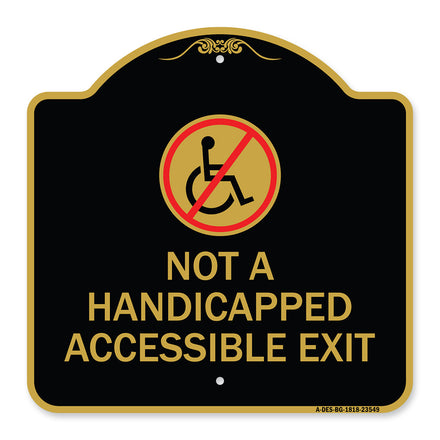 Not A Handicapped Accessible Exit (With Graphic)