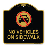 No Vehicles on Sidewalk