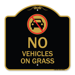 No Vehicles on Grass