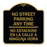 No Street Parking Anytime No Estacione En La Calle a Ninguna Hora