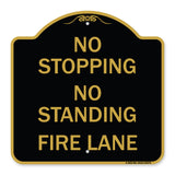 No Stopping No Standing Fire Lane