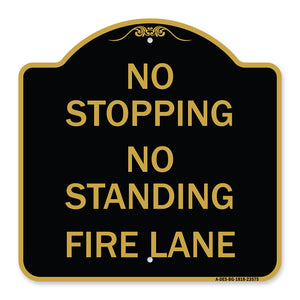 No Stopping No Standing Fire Lane