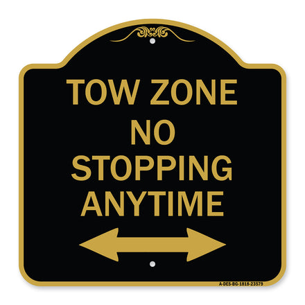 No Stopping Anytime with Bi-Directional Arrow