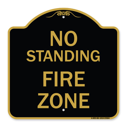 No Standing Fire Zone